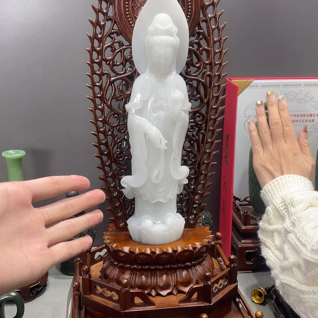 和田玉未镶嵌摆件