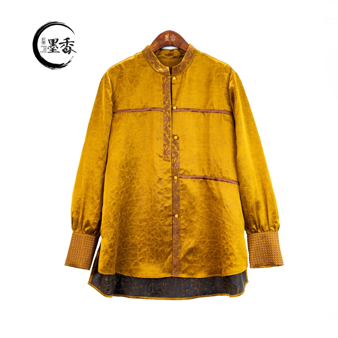 XuanGeMoXiang/轩阁墨香新中式国风时尚百搭上衣 MX39307