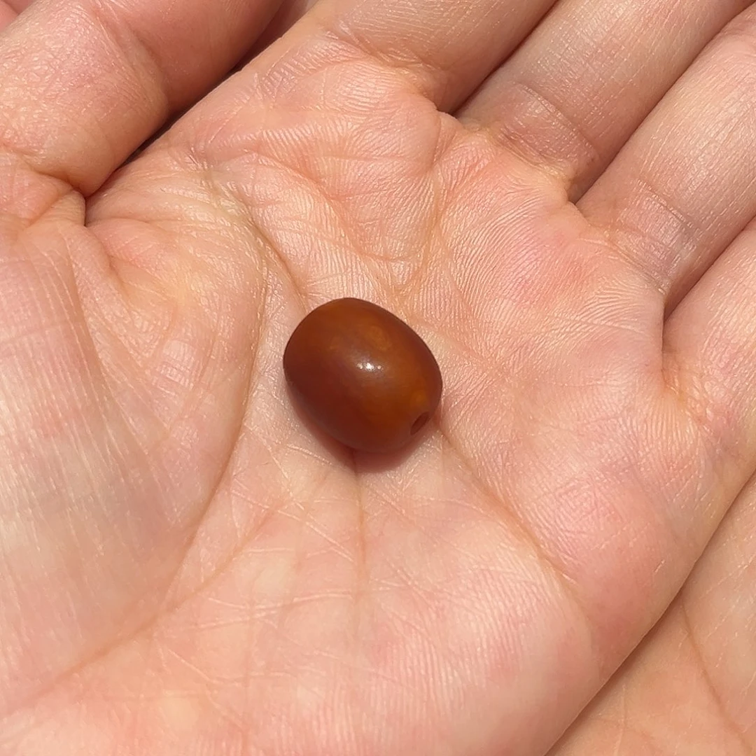 琥珀颈饰未镶嵌蜜蜡珠