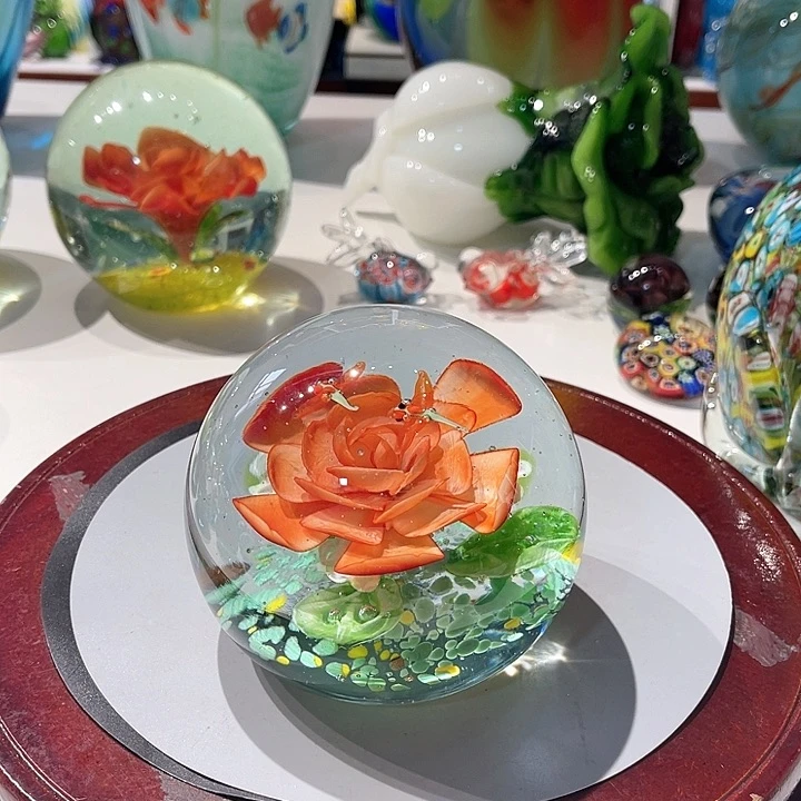 纯手工制作琉璃产品水纹