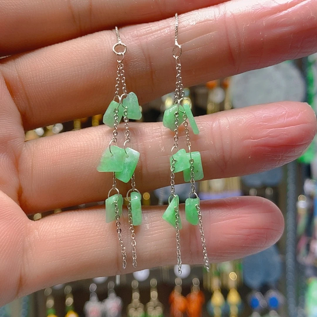 未镶嵌翡翠耳饰翡翠