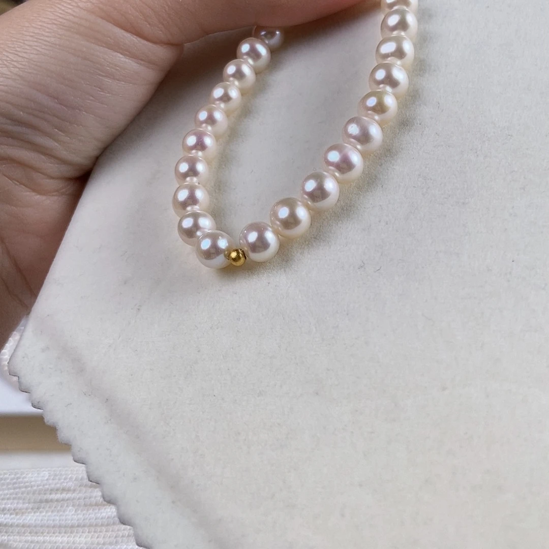 淡水珍珠手绳银S925镶嵌