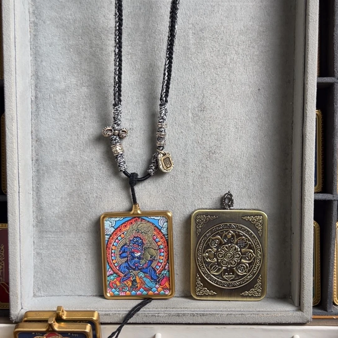 吊坠腕***瑜单面铜壳单面铜壳