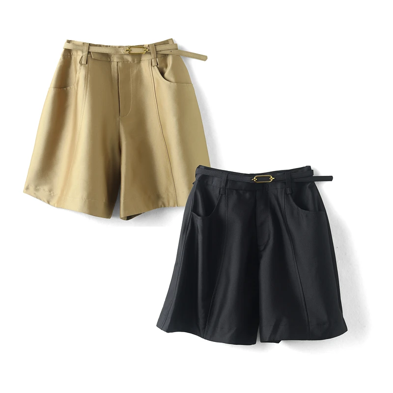 26038【米系列】阔腿直筒休闲短裤MZBC52235