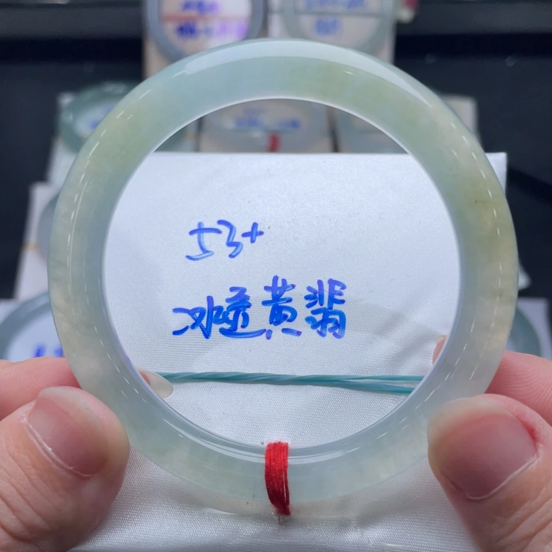 翡翠未镶嵌手镯翡翠手镯18
