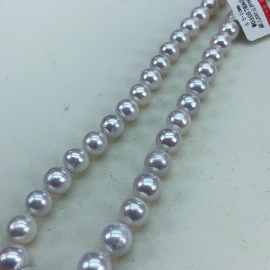 淡水珍珠9/10冷强光赛澳白银S925镶嵌