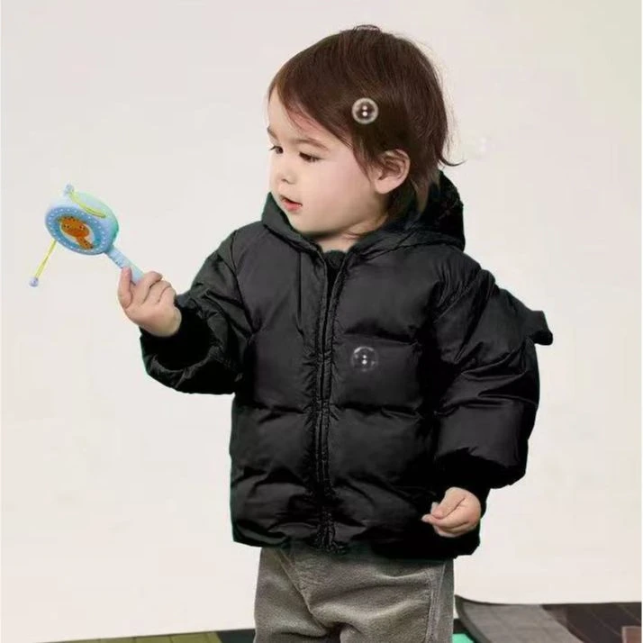 【轻薄90绒子】羽绒服2025冬季翅膀羽绒服外套男童女童纯色时尚百搭