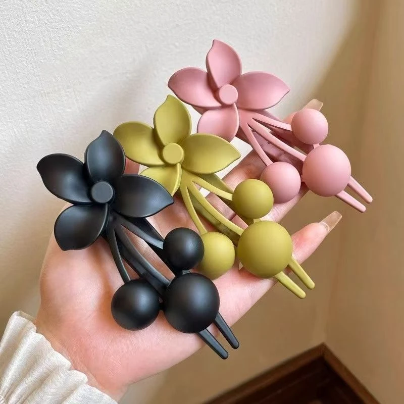 网红新款高级感发夹抓夹氛围感头发配饰女发箍同款花朵夹