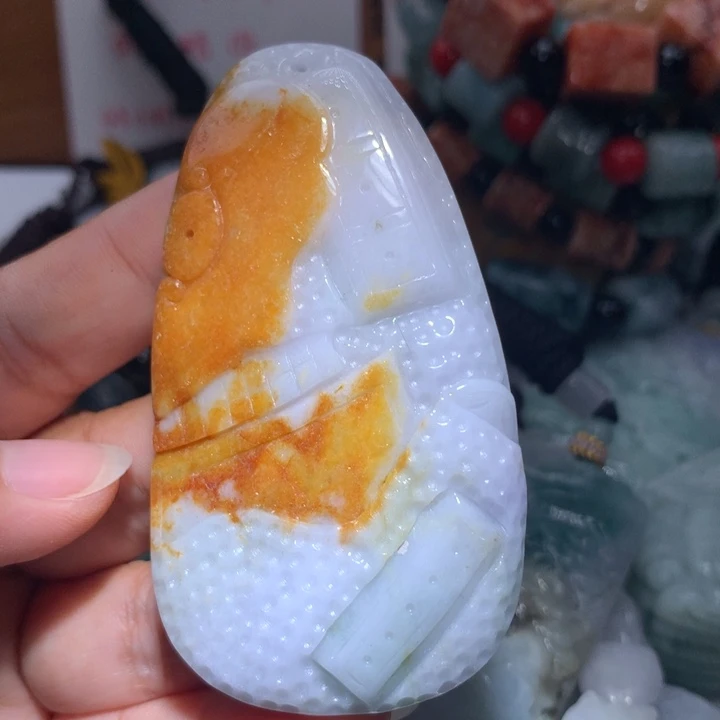 颈饰未镶嵌翡翠保真天然A货翡翠