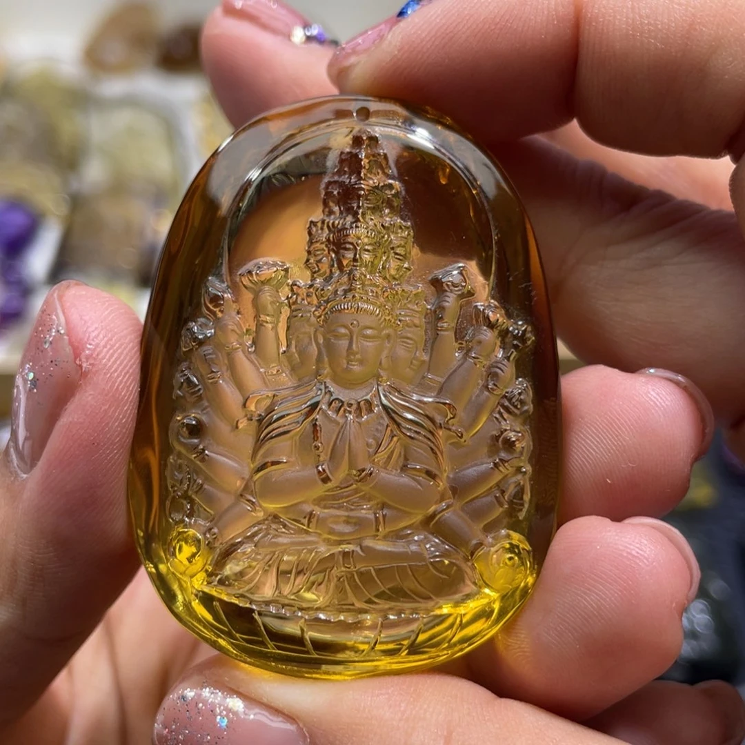 未镶嵌颈饰水晶定制