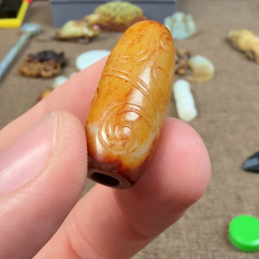 回***忆和田玉（糖玉）未镶嵌珠宝奇石田