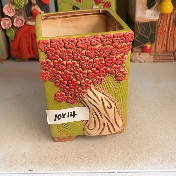 粗陶材质多肉花盆