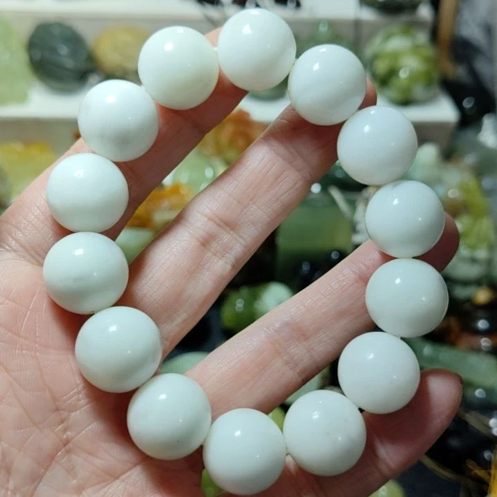 岫玉手串款式未镶嵌