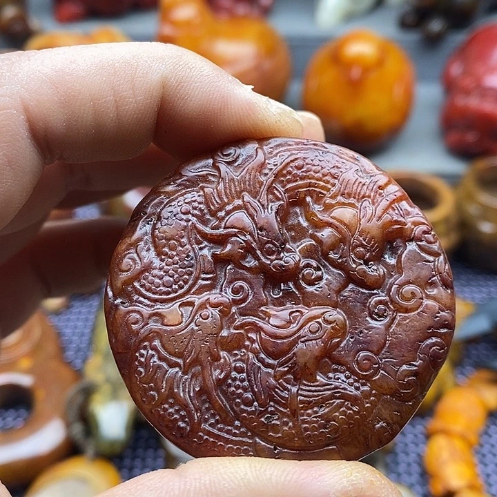 未镶嵌蛇纹石玉颈饰