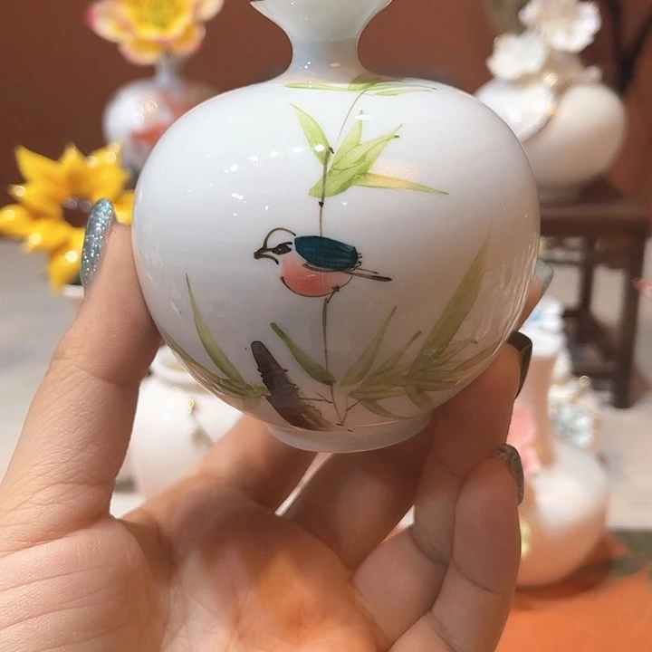 摆件手工陶瓷精致摆件
