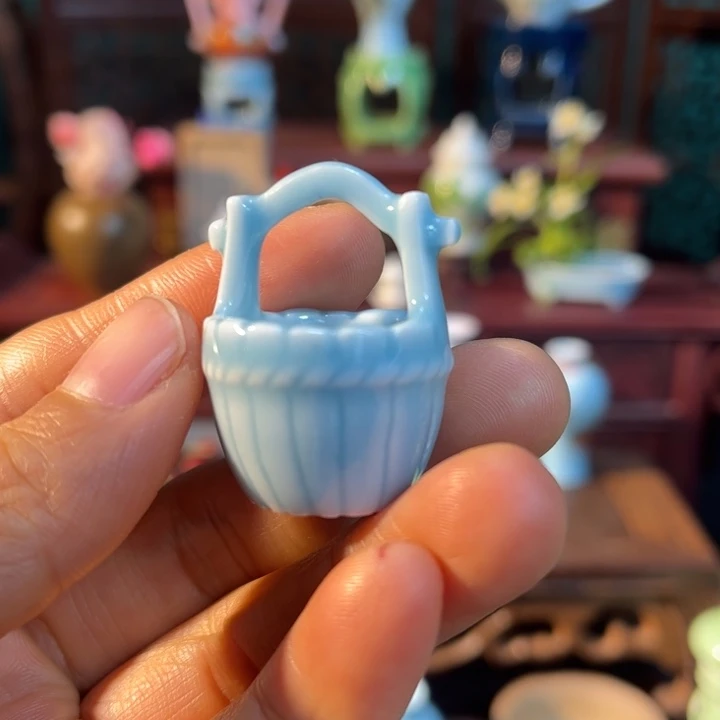 摆件微陶老王迷你花瓶