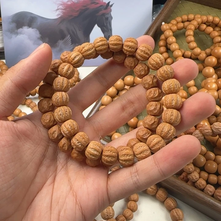 猴头核桃手串下播福利拍一发二龙蛇➕金八棱