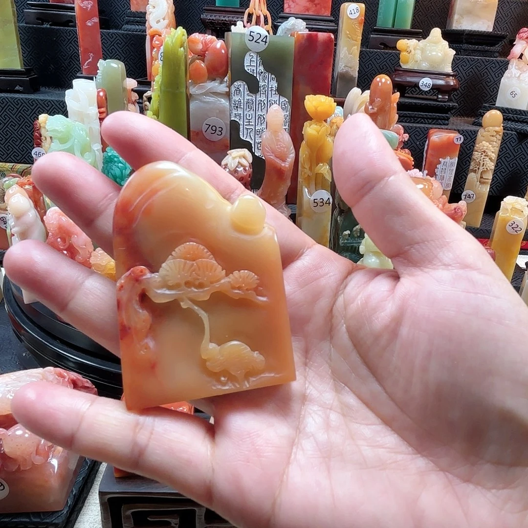 其他寿山石仙鹤扁章