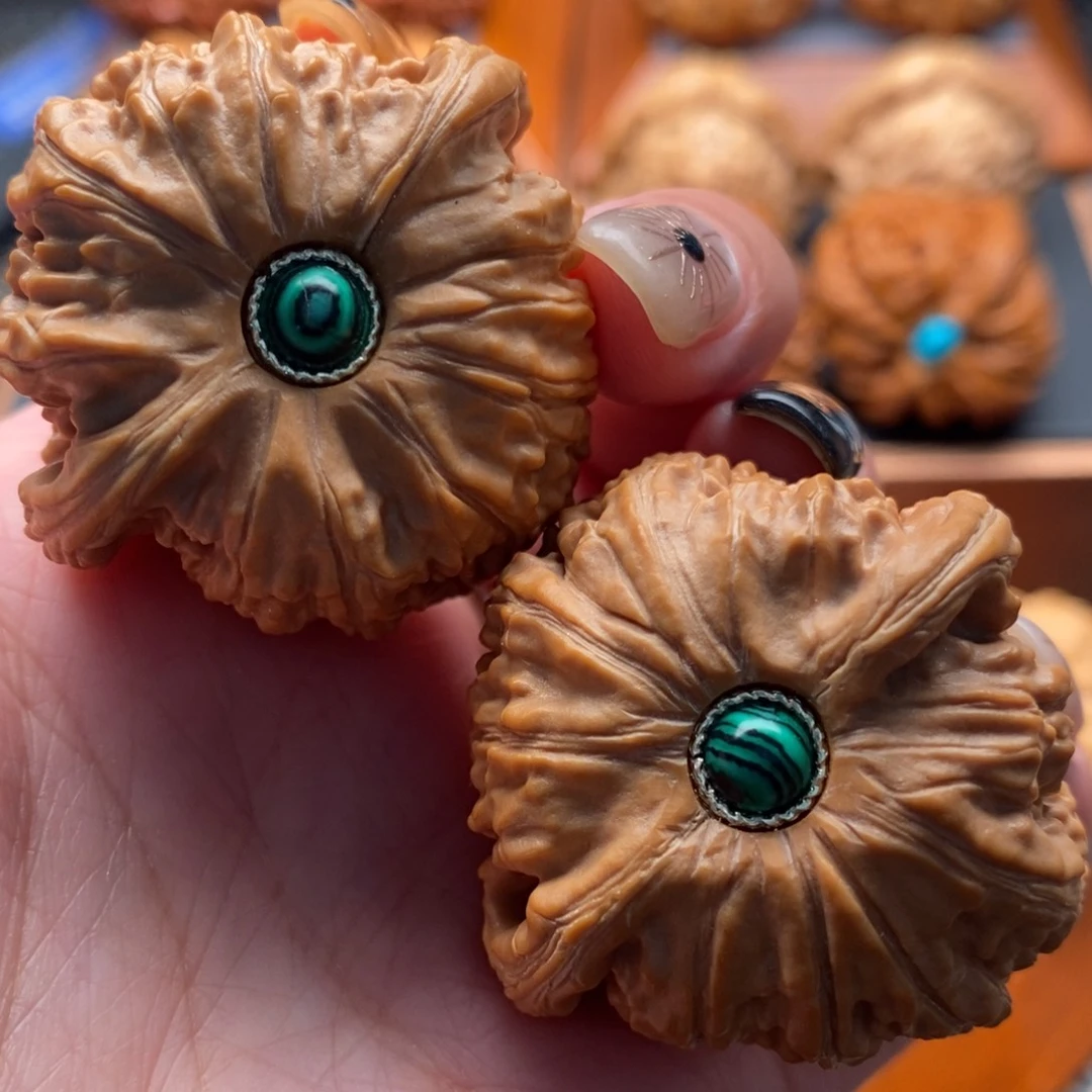 把件文玩核桃41尺寸全品白狮子