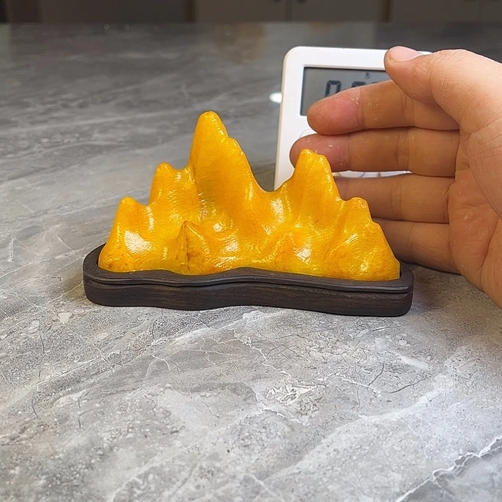 三***月奇石茶宠鱼缸文房摆件