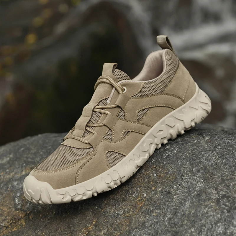 夏季男鞋新款户外休闲网面鞋薄款软底透气运动鞋防滑轻便跑步鞋子