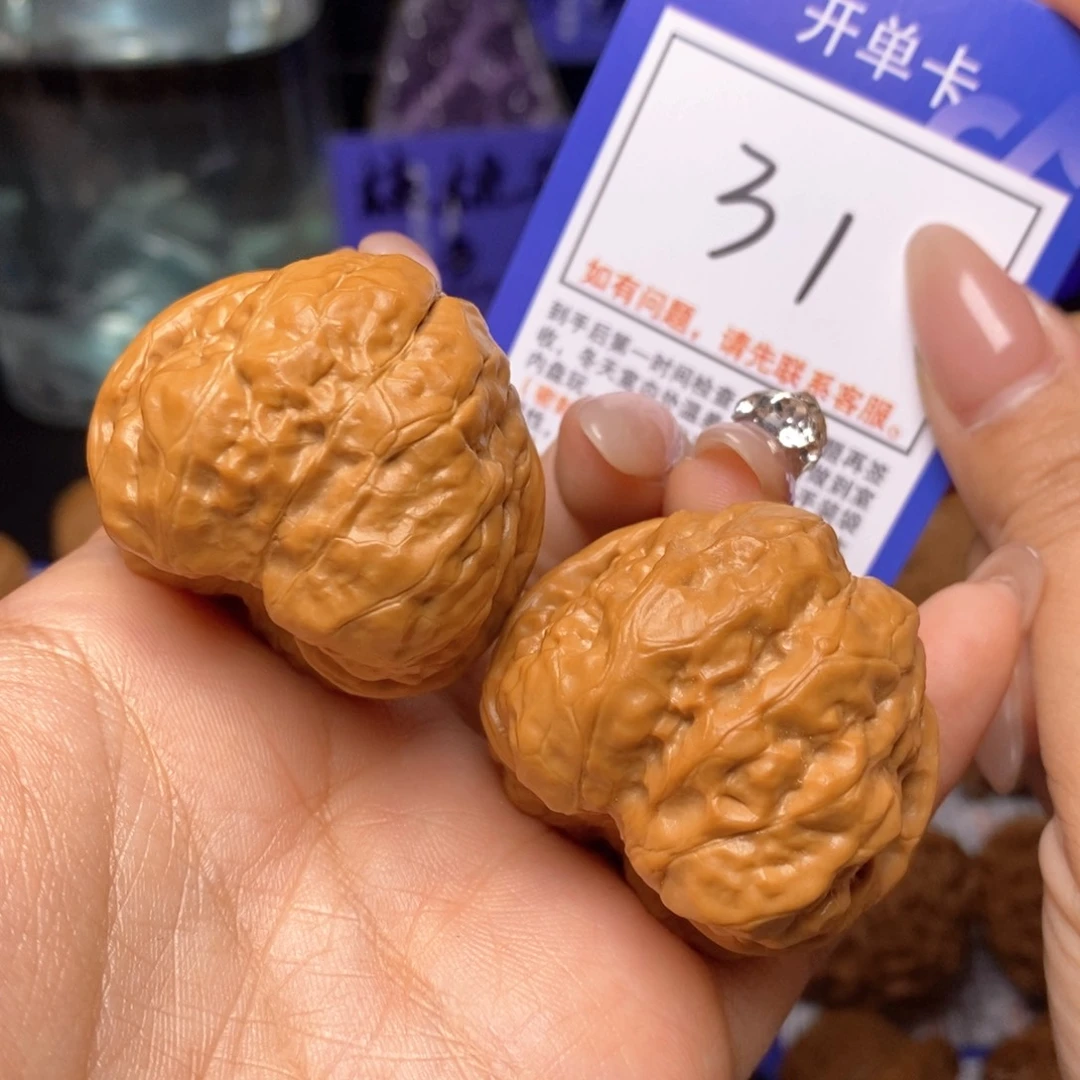 文玩核桃把件40蛤蟆头31