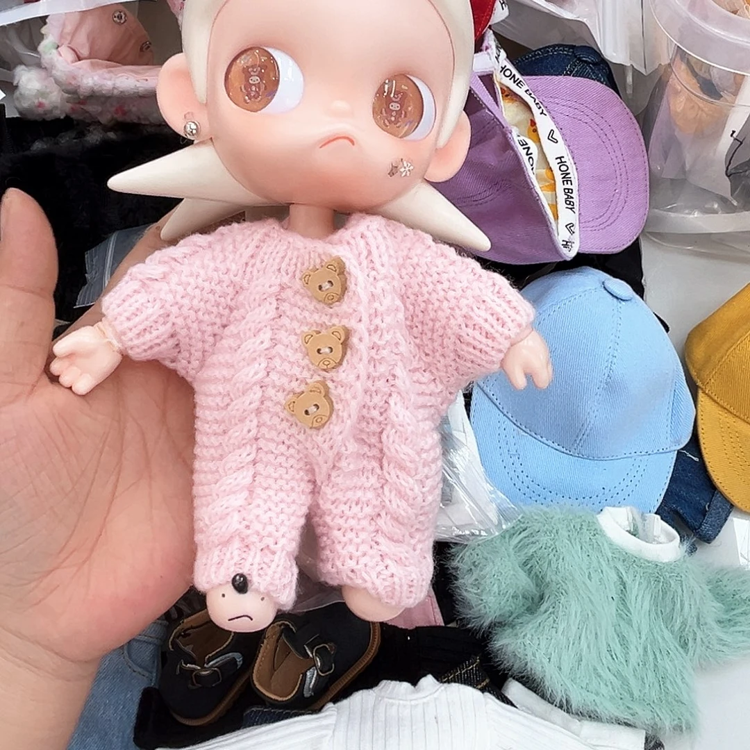 粉色连体娃衣新款