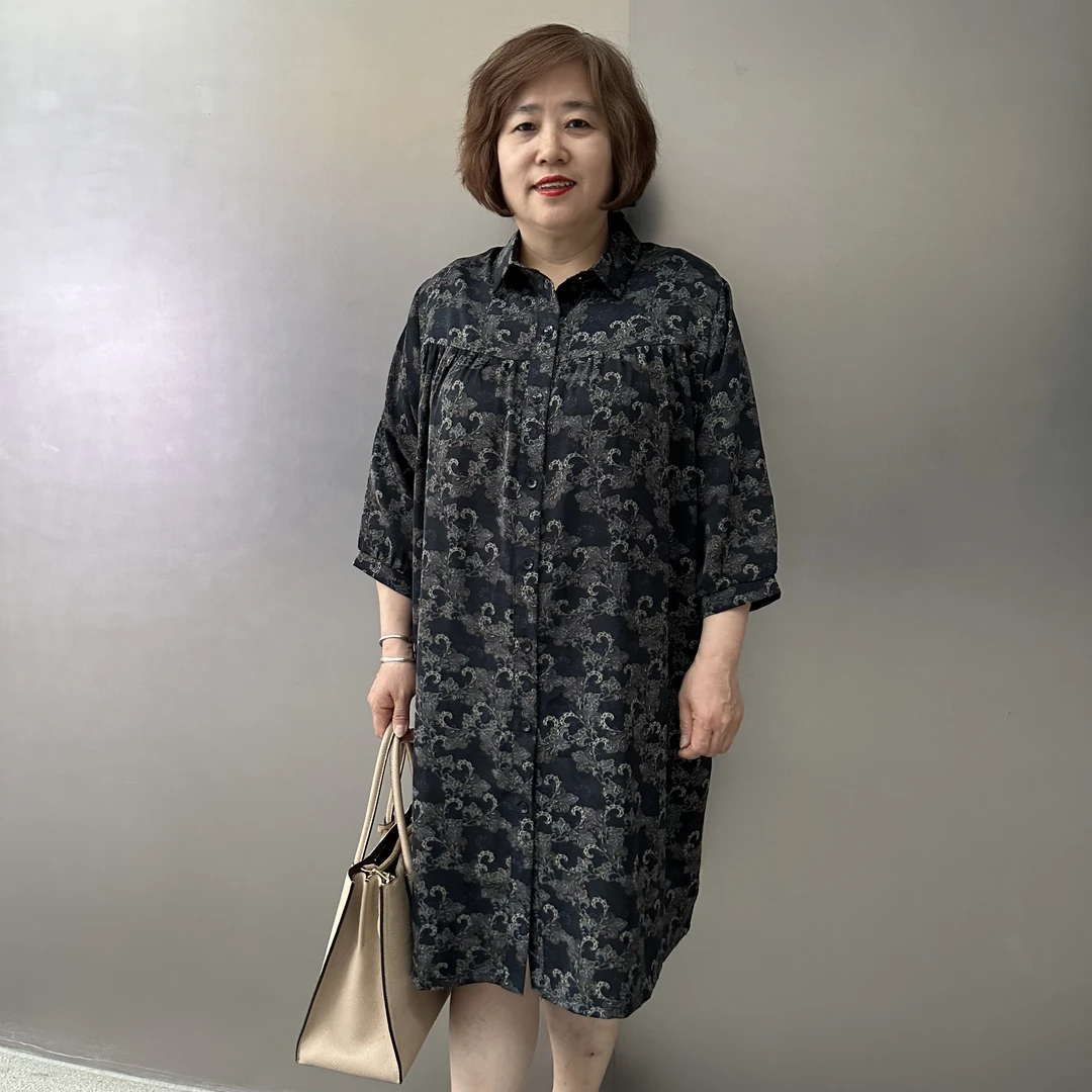 3090-时尚减龄开衫裙