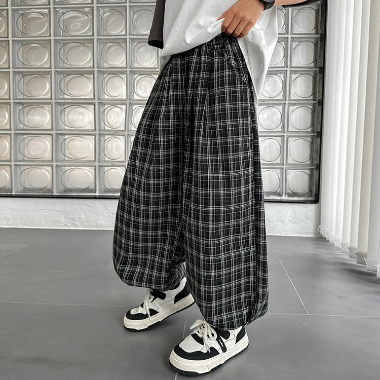 男童夏季裤子薄款冰丝防蚊裤炸街2025新款儿童装大童夏装休闲裤潮