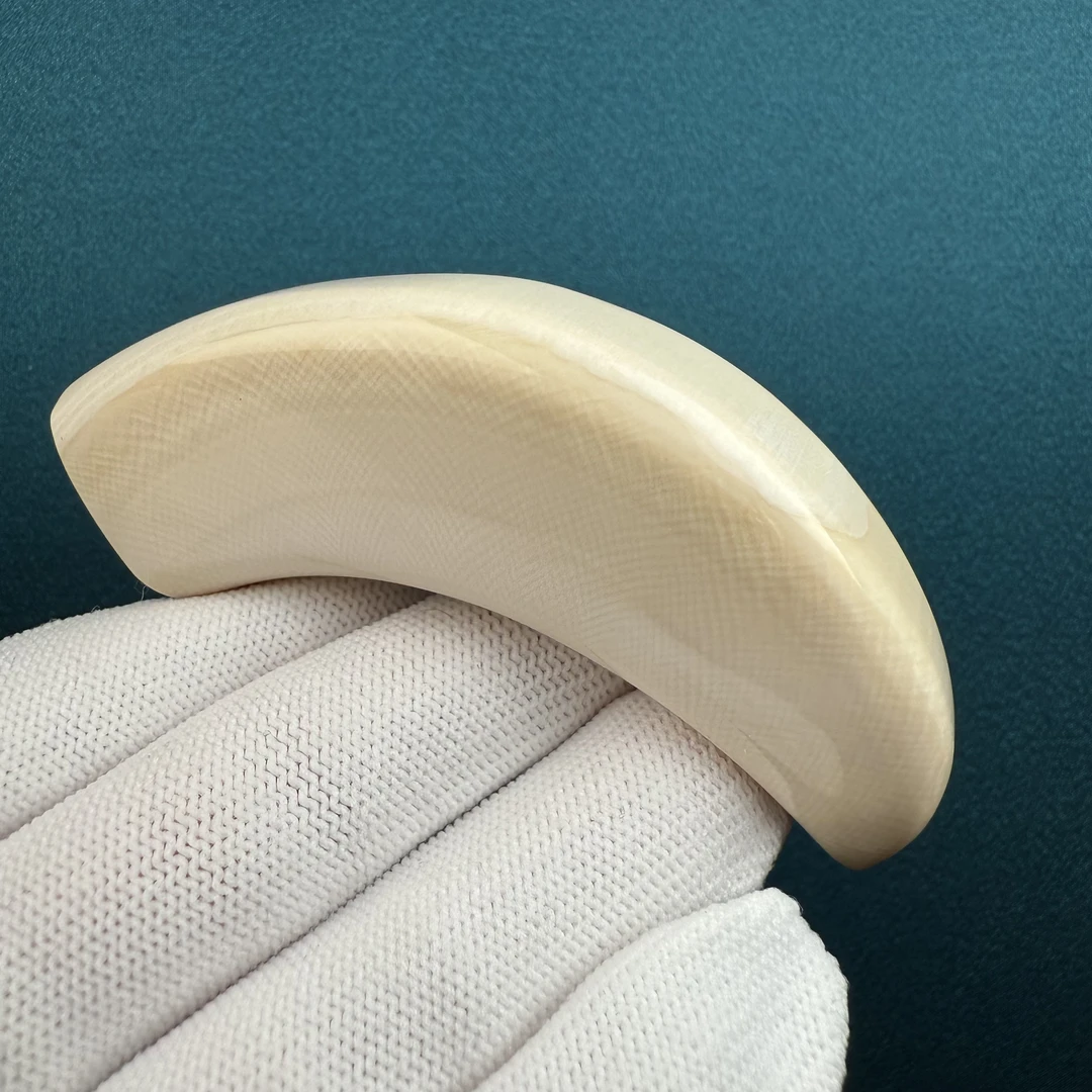 B2423天然猛犸牙 牙尖80.2mm支持复检假一罚十