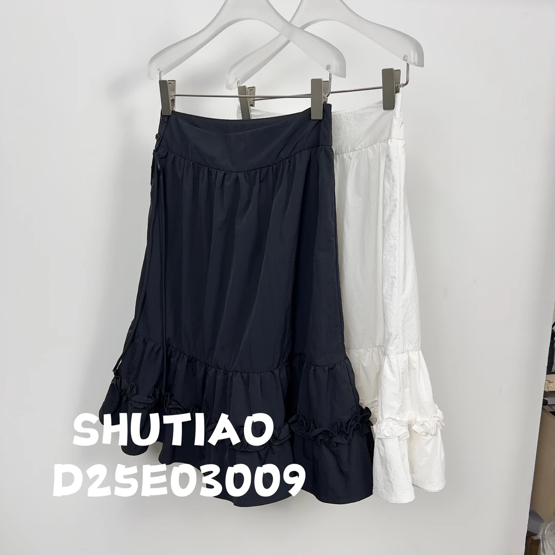 【SHUTIAO】2025夏季：新款小众设计款裙子D25E03009
