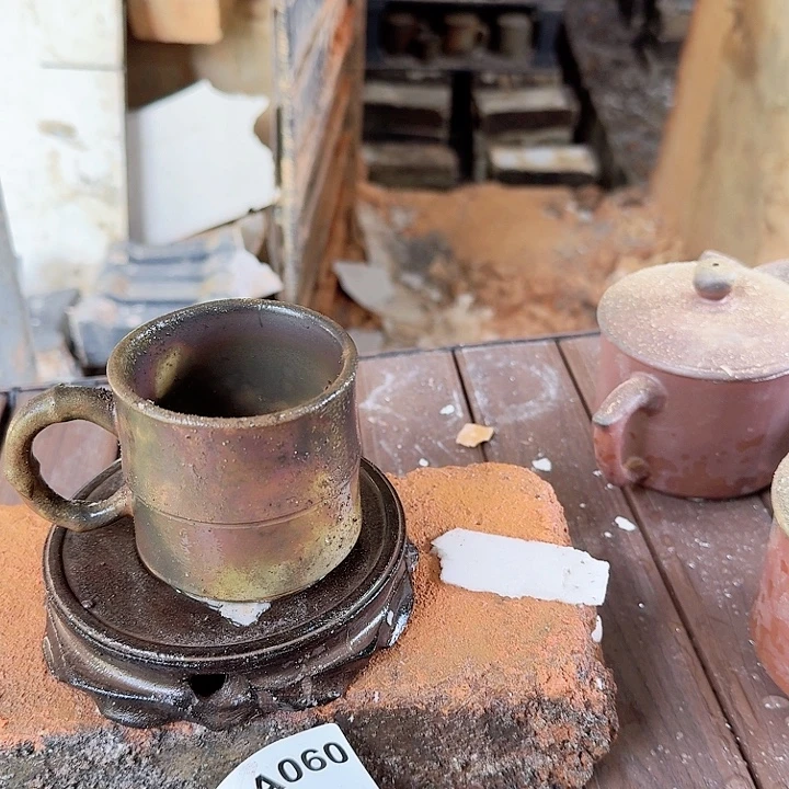 紫砂茶壶坭兴陶柴烧