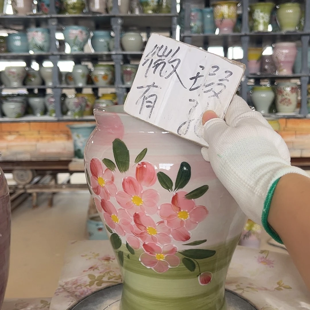 罐C****i12xc景德镇陶瓷花盆