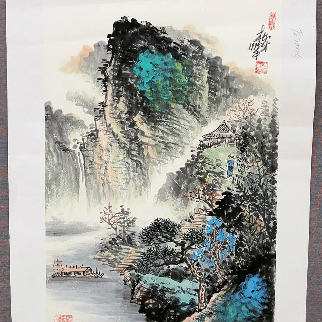 国画展览杜宝才展览原作