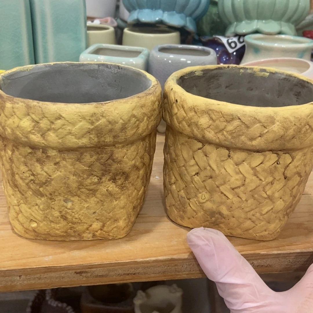 红陶高温陶瓷花盆