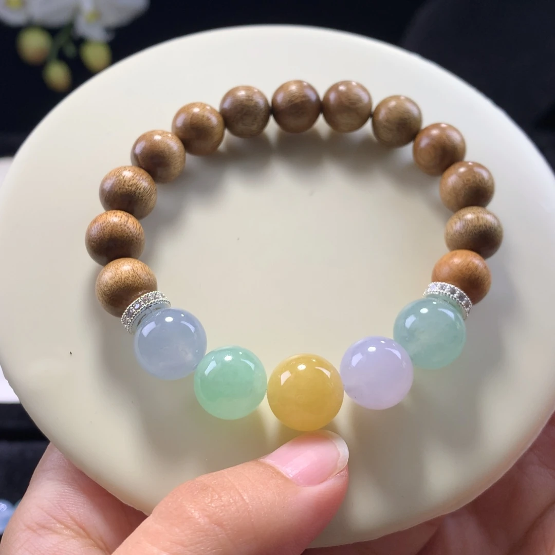 未镶嵌手串翡翠卡12甜多宝