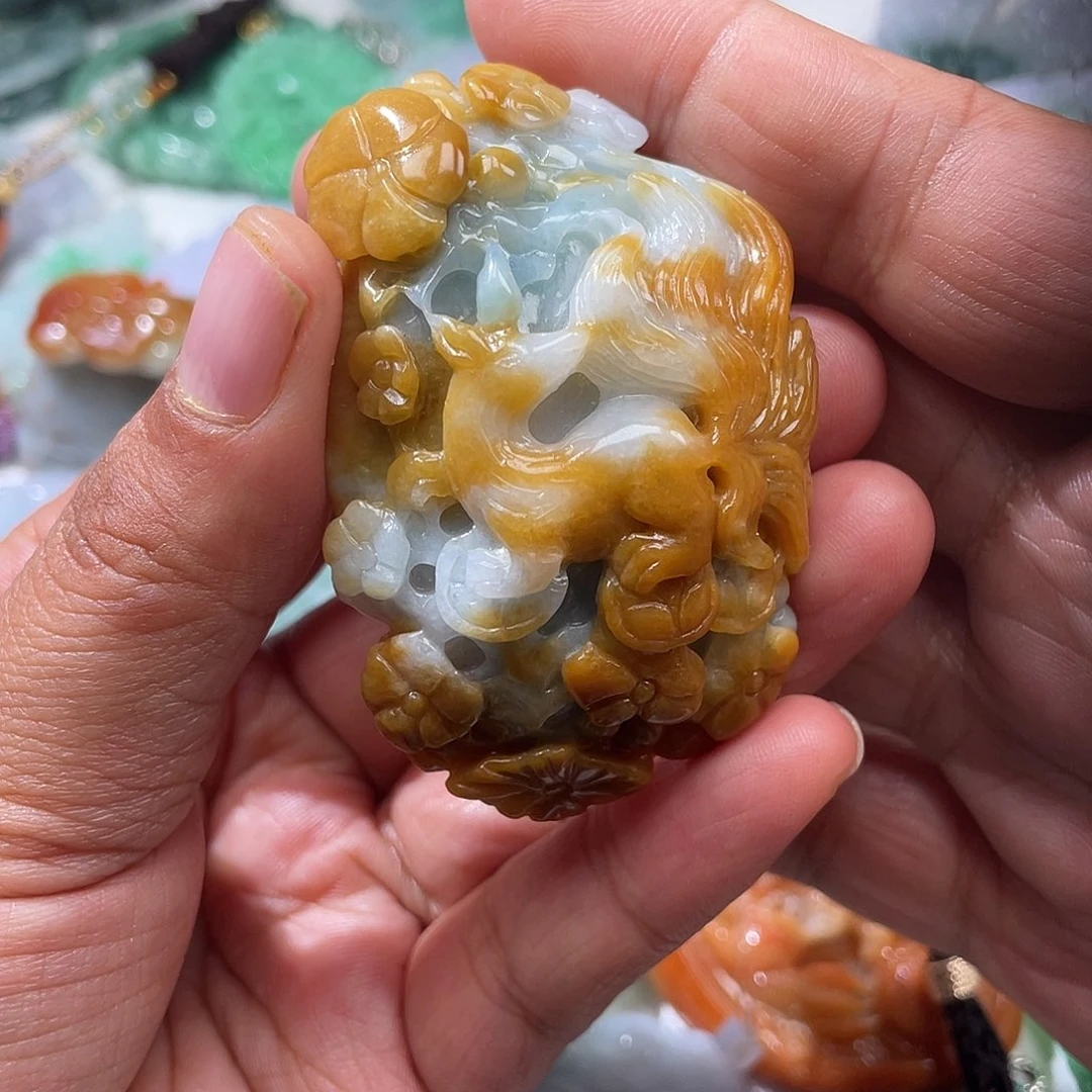 颈饰未镶嵌翡翠翡玉缘翡翠