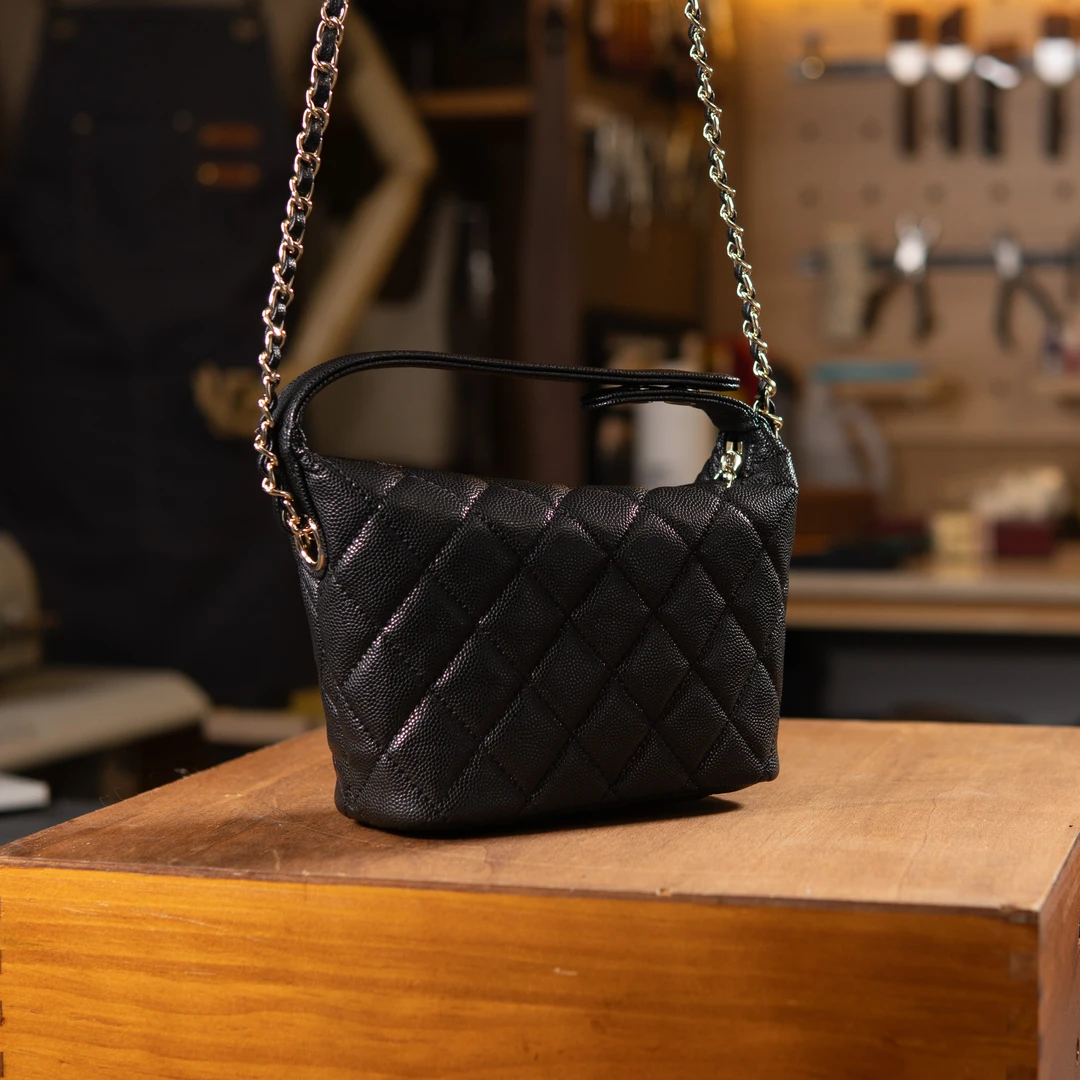 【丹姐】鱼子酱牛皮真皮女士时尚百搭休闲女包-饭盒