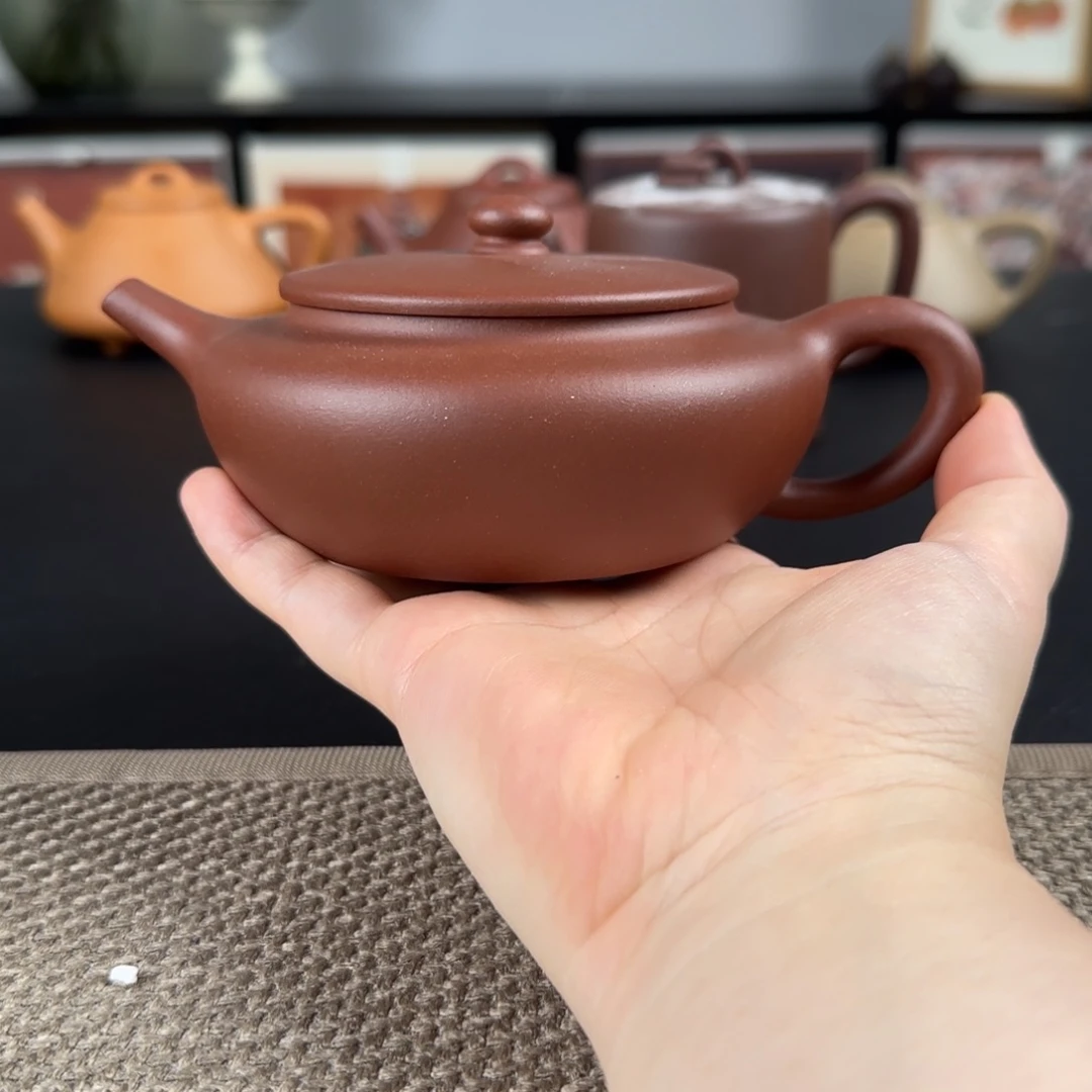 紫砂茶壶微瑕扁辰