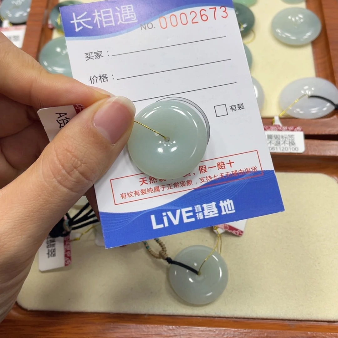 翡翠颈饰未镶嵌翡翠吊坠x 2673