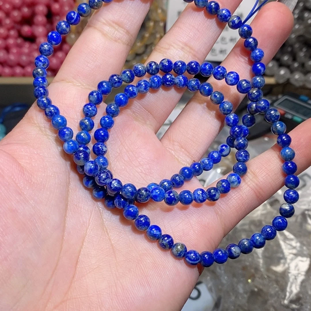 【闪购商品】水晶手链银S925镶嵌青金013