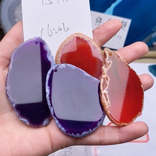 玛瑙/玉髓颈饰未镶嵌飘*