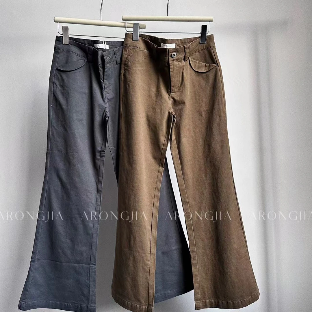【ARONG阿荣家】03609裤子-深灰卡其绿-SM