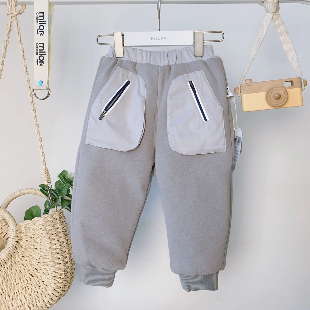 7133【加棉】米乐熊宝棉裤束腿裤子冬季儿童装mw7133kd15休闲宝宝