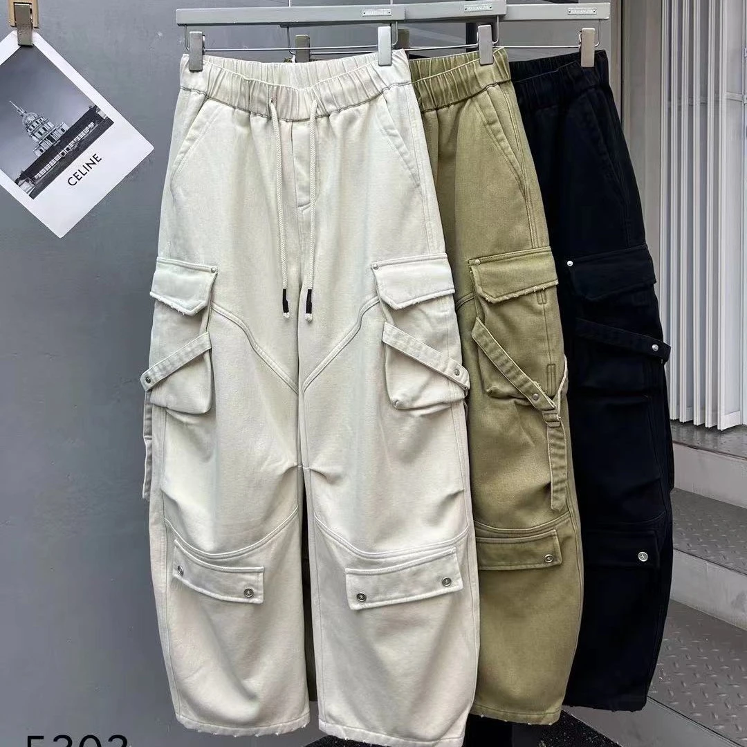 【5202】男士休闲裤百搭纯色直筒时尚5202*YLZ