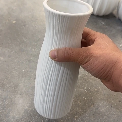 瓶白24厘米木文一个陶瓷磨砂