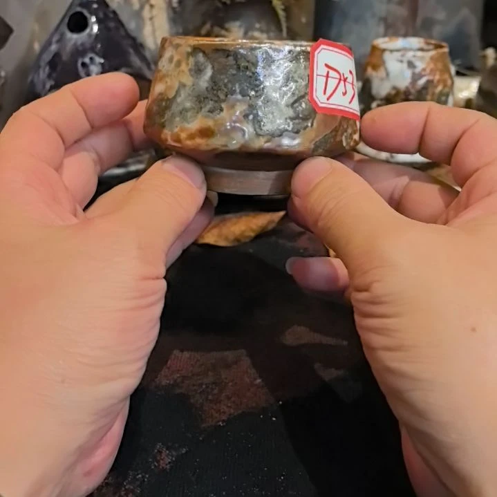 陶摆件手工高温原矿窑变特价福利