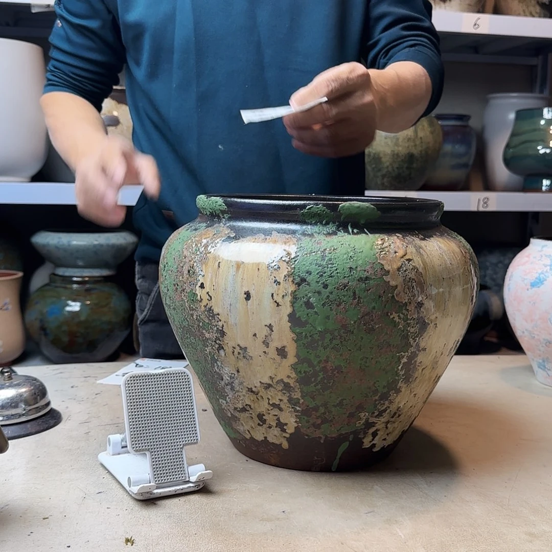 紫砂花盆尺寸24@25