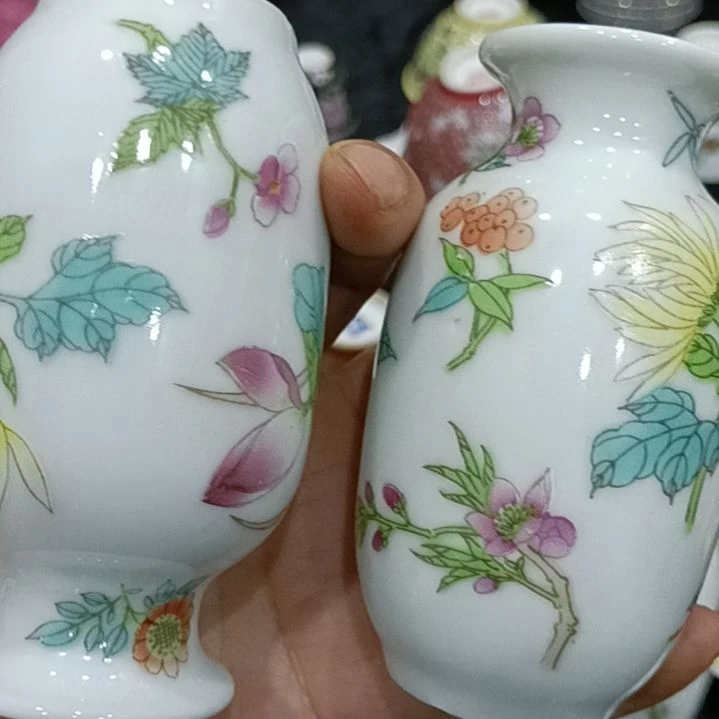 陶瓷景德镇花瓶一对
