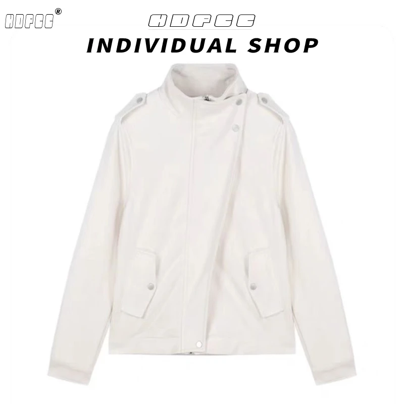 美式高级感立领麂皮绒外套女春秋爆款设计感宽松百搭拉链长袖上衣